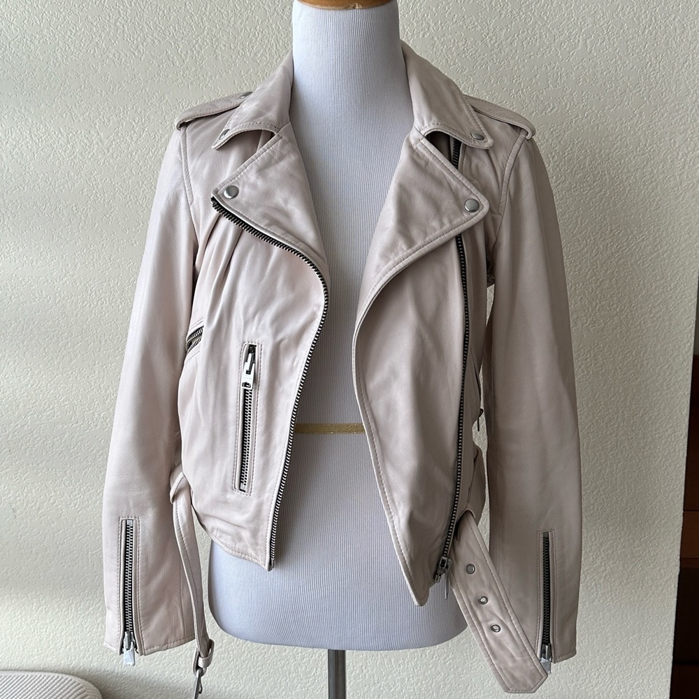 New! ALL SAINTS Leather Jacket